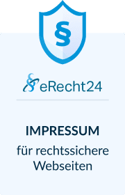 Impressum erstellt mit dem Impressum Generator von e-recht24